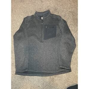 Kulu Base Camp High Loft Sweater Fleece 1/2 Zip Pullover Men's Size XL navy blue